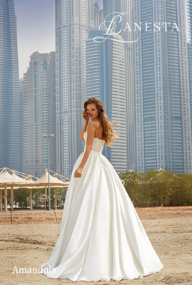 suknia ślubna amandola2 z kolekcji Lanesta  
