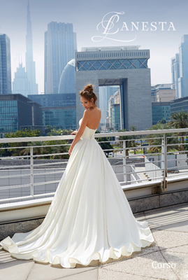 suknia ślubna corso2 z kolekcji Lanesta  