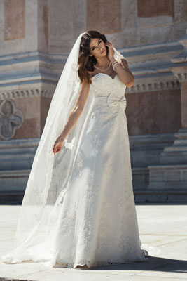 suknia ślubna saskia-veil z kolekcji Annais  