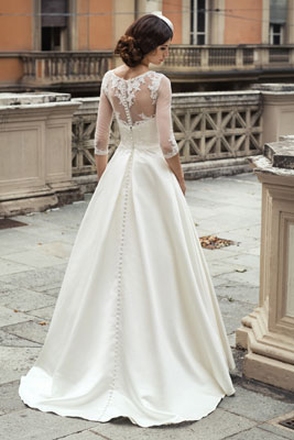 suknia ślubna vivian-back z kolekcji Annais  