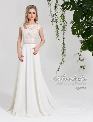 suknia ślubna Agathe3 z kolekcji Anabelle  
