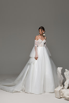 Suknia ślubna suknia ślubna Lauren z kolekcji Evalendel  